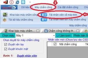 Hình ảnh tải nhân viên về máy tính